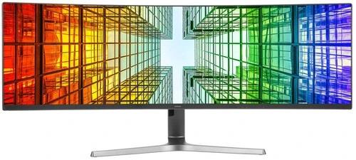 Монитор Samsung 49" S49C950UAI 1000R, VA, 32:9, DQHD, 5ms, 350cd, 120Hz, DP, HDMI, USB, USB-C, LAN, SPK, HAS
