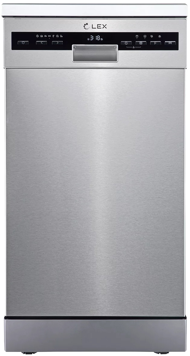 Посудомоечная машина Lex DW 4573 IX нержавеющая сталь (узкая)