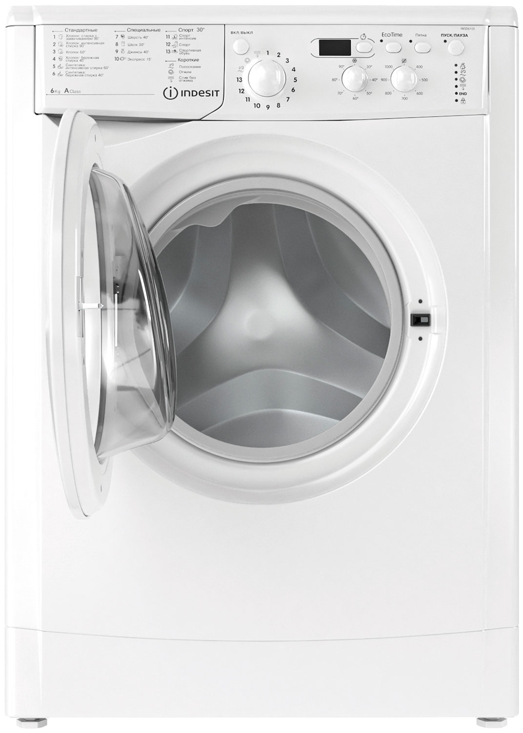 Стиральная машина Indesit IWSE 6105 B CIS.L — фото 2