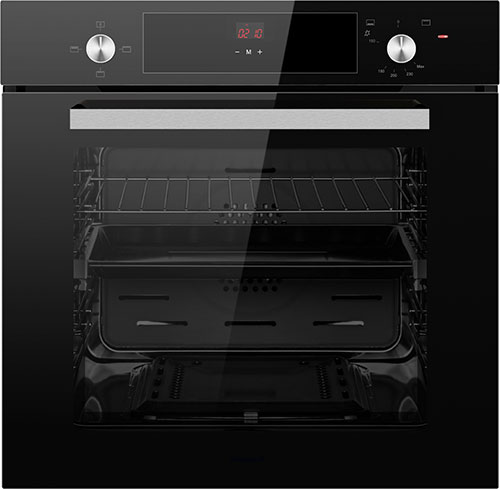 Духовой шкаф Газовый Weissgauff WGO 706 D черное стекло