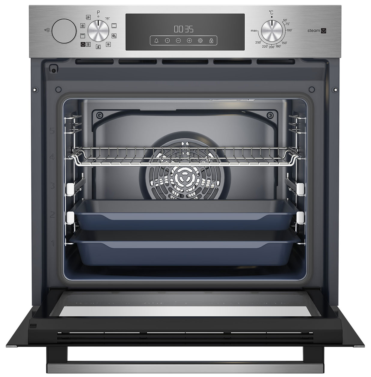 Встраиваемый духовой шкаф Hotpoint FE8 S832 JSH IX — фото 2