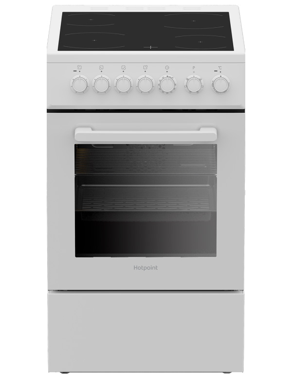 Электроплита Hotpoint HS5V5PHW белая