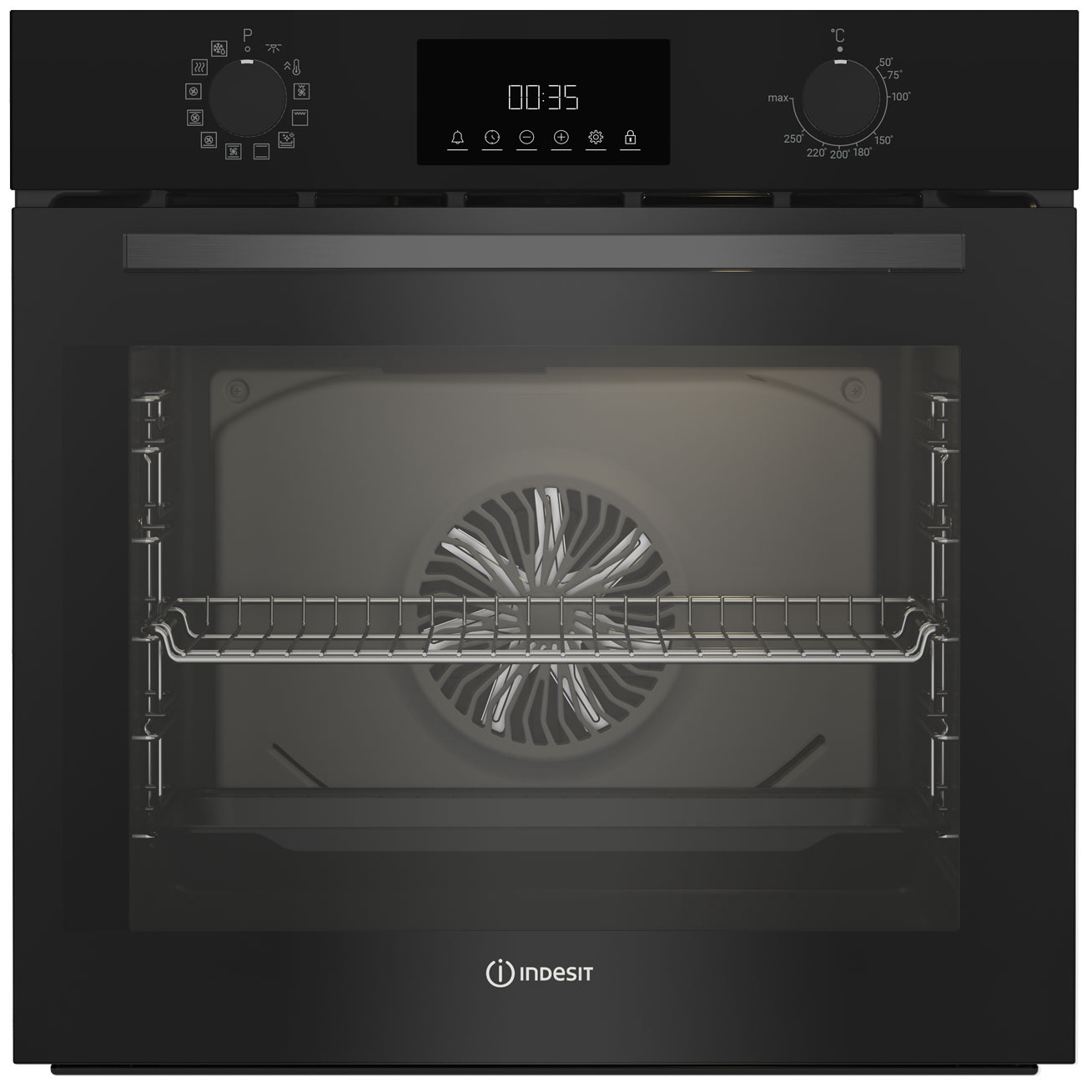 Встраиваемый духовой шкаф Indesit IBFTE 3844 BL