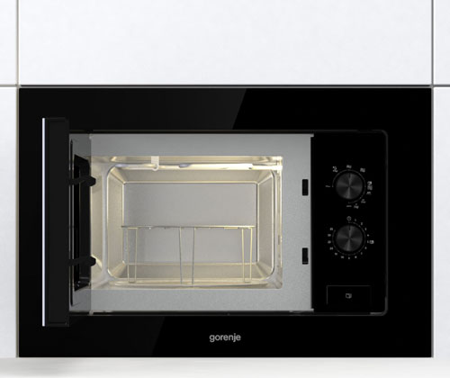 Микроволновая печь Gorenje BM201EG1BG 20л. 800Вт черный (встраиваемая) — фото 2